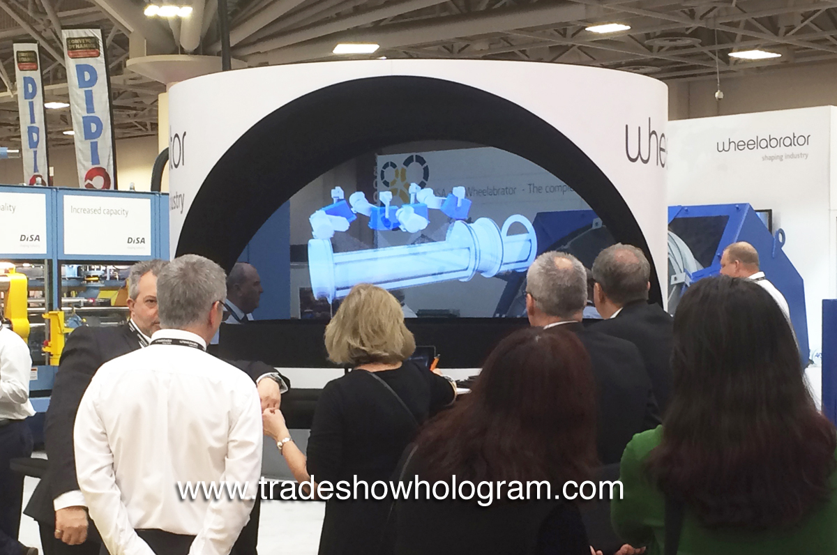 attract attention to trade show booths