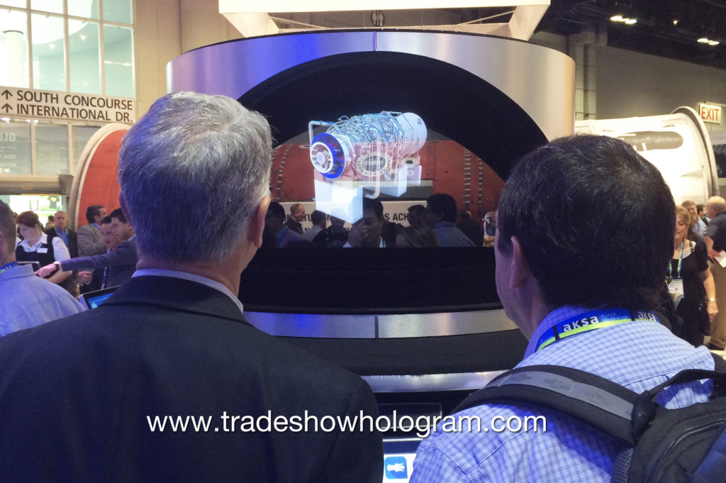 trade show hologram rental